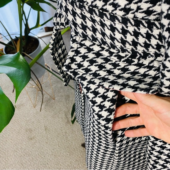 Kate Spade belted houndstooth jacket - Picture 6 of 13